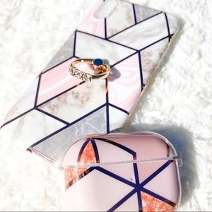 Bronzing Marble set Apple iPhone XR & AirPods Pro